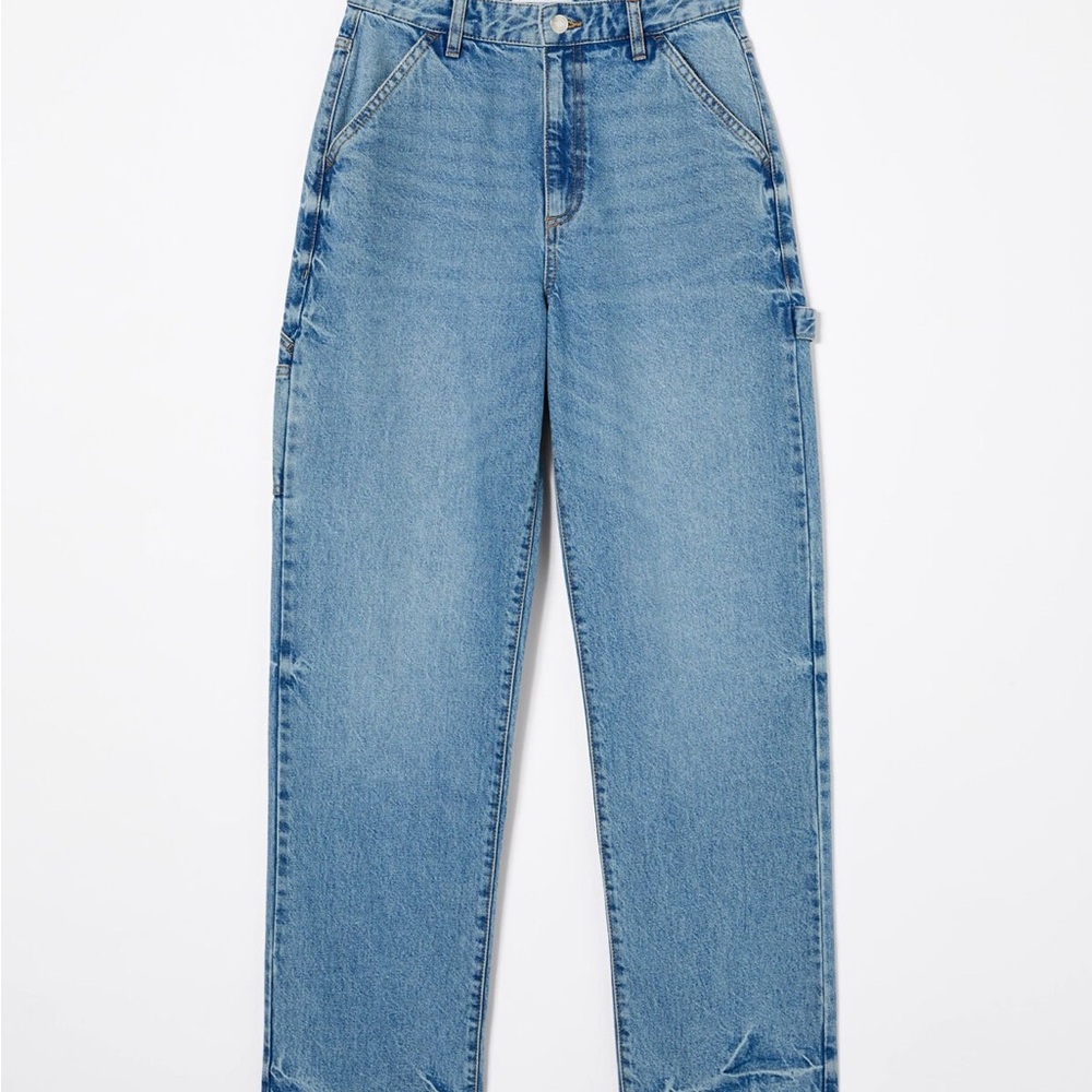Cotton On Light Blue Straight Leg Jeans